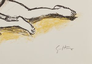 GUTTUSO RENATO (1912 - 1987) : Senza titolo.  - Asta Asta 372 | ARTE MODERNA E CONTEMPORANEA Virtuale - Associazione Nazionale - Case d'Asta italiane