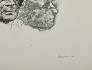 VESPIGNANI RENZO (1924 - 2001) : Volti.  - Asta Asta 372 | ARTE MODERNA E CONTEMPORANEA Virtuale - Associazione Nazionale - Case d'Asta italiane