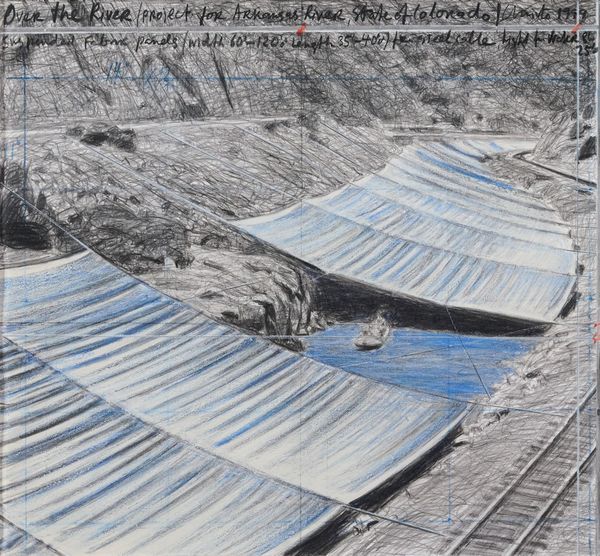 Christo : Over the river (Project for Arkansas River State of Colorado)  - Asta Arte Moderna e Contemporanea - Associazione Nazionale - Case d'Asta italiane