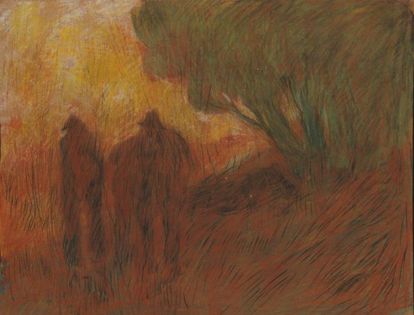 Lorenzo Viani : Viandanti in pineta  - Asta Arte Moderna e Contemporanea - Associazione Nazionale - Case d'Asta italiane