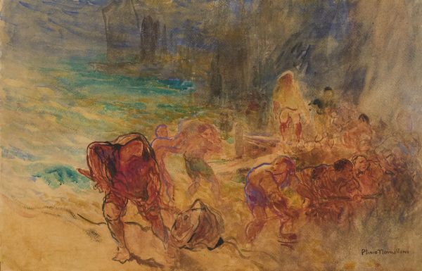 Plinio Nomellini : Senza titolo  - Asta Arte Moderna e Contemporanea - Associazione Nazionale - Case d'Asta italiane