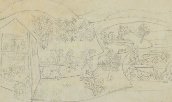 FORTUNATO DEPERO : Serrada - Allegoria alpestre  - Asta Arte Moderna e Contemporanea - Associazione Nazionale - Case d'Asta italiane