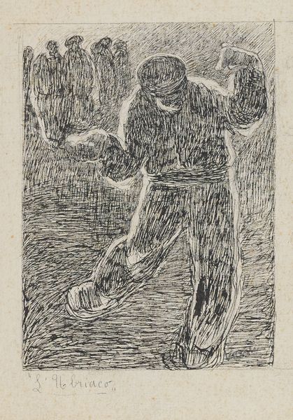 Lorenzo Viani : L'ubriaco  - Asta Arte Moderna e Contemporanea - Associazione Nazionale - Case d'Asta italiane