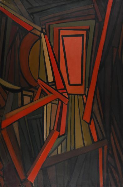 Mario Nuti : Campo geometrico  - Asta Arte Moderna e Contemporanea - Associazione Nazionale - Case d'Asta italiane