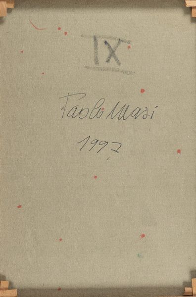 PAOLO MASI : Senza titolo  - Asta Arte Moderna e Contemporanea - Associazione Nazionale - Case d'Asta italiane