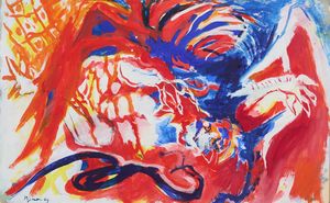 Edouard Pignon - Combat de coqs