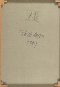 PAOLO MASI : Senza titolo  - Asta Arte Moderna e Contemporanea - Associazione Nazionale - Case d'Asta italiane