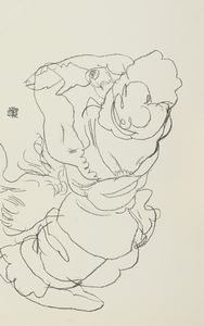 Egon Schiele : Senza titolo  - Asta Arte Moderna e Contemporanea - Associazione Nazionale - Case d'Asta italiane