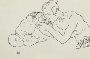 Egon Schiele : Senza titolo  - Asta Arte Moderna e Contemporanea - Associazione Nazionale - Case d'Asta italiane
