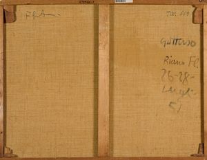 Renato Guttuso : Riano  - Asta Arte Moderna e Contemporanea - Associazione Nazionale - Case d'Asta italiane