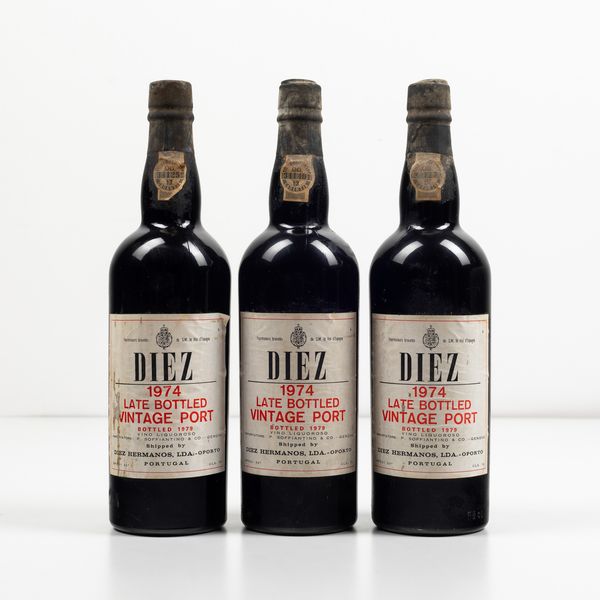 Diez, Late Bottled Vintage Port  - Asta Spirito del tempo  - Associazione Nazionale - Case d'Asta italiane