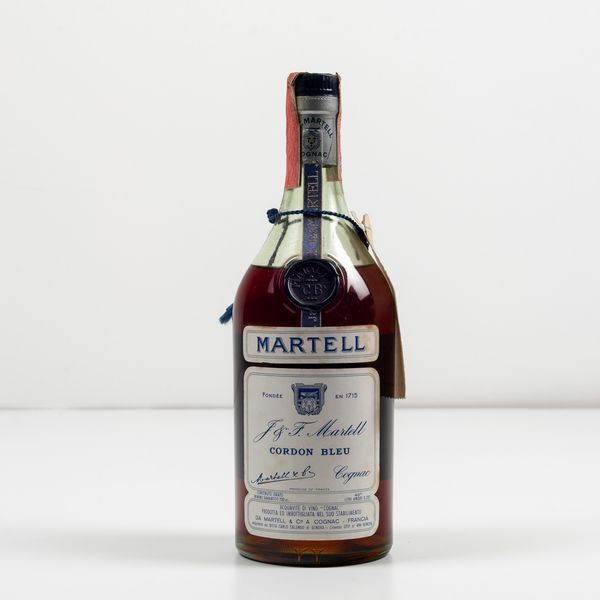 Martell, Cognac Cordon Bleu  - Asta Spirito del tempo  - Associazione Nazionale - Case d'Asta italiane
