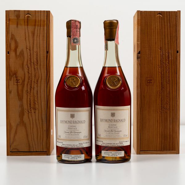 Raymond Ragnaud, Cognac Heritage Grande Fine Champagne Premier Cru  - Asta Spirito del tempo  - Associazione Nazionale - Case d'Asta italiane