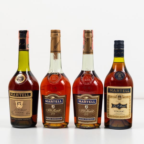 Martell, Cognac Very Special Tre Star<BR>Martell, Cognac Tre Star<BR>Martell, Cognac V.S.  - Asta Spirito del tempo  - Associazione Nazionale - Case d'Asta italiane