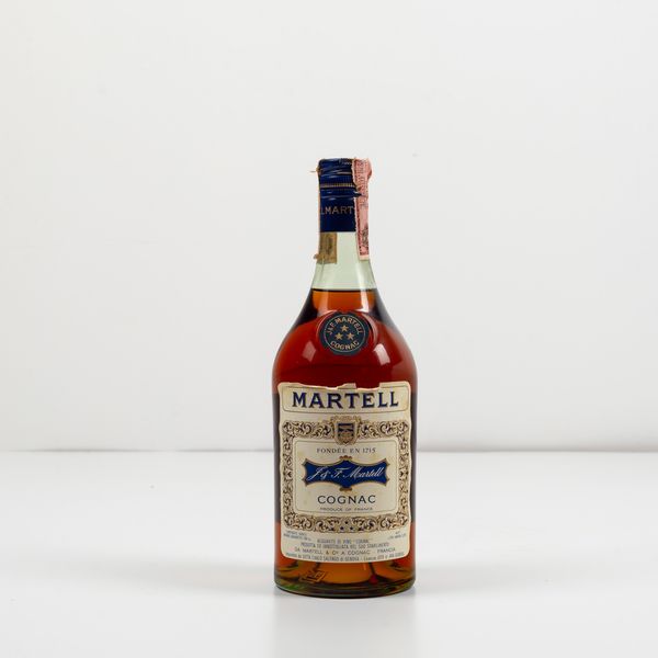 Martell, Cognac V.S. Tres Stars  - Asta Spirito del tempo  - Associazione Nazionale - Case d'Asta italiane