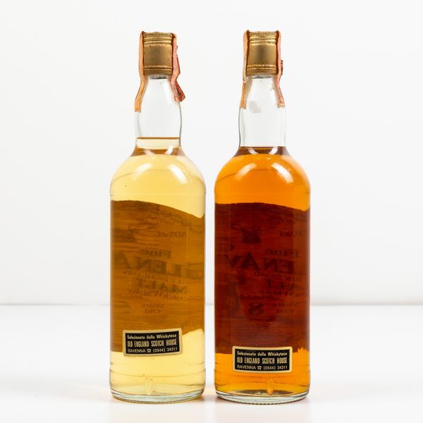 Glen Avon, Single Highland Scotch Whisky 5 years old<BR>Glen Avon, Single Highland Scotch Whisky 8 years old  - Asta Spirito del tempo  - Associazione Nazionale - Case d'Asta italiane