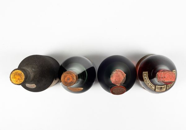 Gaultier, Vieux Cognac Napoleon V.S.O.P.<BR>Jarnac, Grande Fine Champagne Cognac Napoleon<BR>Denis Mouni�, Grande Reserve Edouard VII<BR>Boulestin, Cognac  - Asta Spirito del tempo  - Associazione Nazionale - Case d'Asta italiane