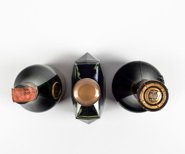 Gaston de Lagrange, Cognac XO<BR>Godet Freres, Cognac Gastronome V.S.O.P.<BR>De Luze, Cognac XO  - Asta Spirito del tempo  - Associazione Nazionale - Case d'Asta italiane