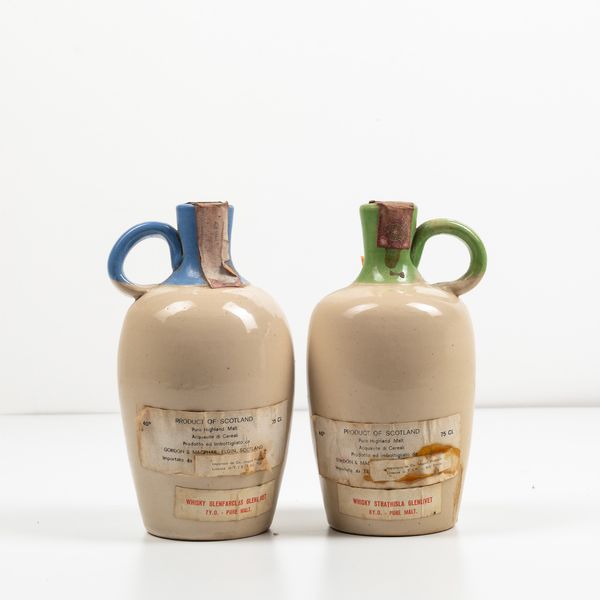 Strathisla - Glenlivet, Gordon & Macphail, Pure Malt Scotch Whisky 8 years old<BR>Glenfarclas - Glenlivet, Gordon & Macphail, Pure Malt Scotch Whisky 7 years old  - Asta Spirito del tempo  - Associazione Nazionale - Case d'Asta italiane