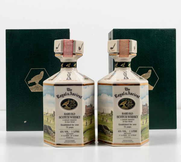 The Royal & Ancient, Rare Old Scotch Whisky 20 years old  - Asta Spirito del tempo  - Associazione Nazionale - Case d'Asta italiane