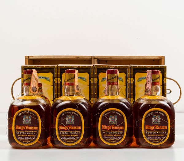 William Whiteley & Co, King's Ranson Round the World Scotch Whisky  - Asta Spirito del tempo  - Associazione Nazionale - Case d'Asta italiane
