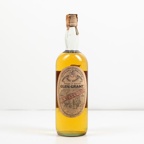 Glen Grant, Highland Malt Scotch Whisky 5 years old  - Asta Spirito del tempo  - Associazione Nazionale - Case d'Asta italiane