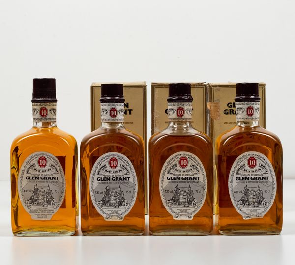 Glen Grant, Highland Malt Scotch Whisky 10 years old  - Asta Spirito del tempo  - Associazione Nazionale - Case d'Asta italiane
