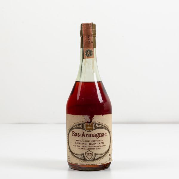 Domaine Baraillon Paul Claverie, Bas Armagnac  - Asta Spirito del tempo  - Associazione Nazionale - Case d'Asta italiane
