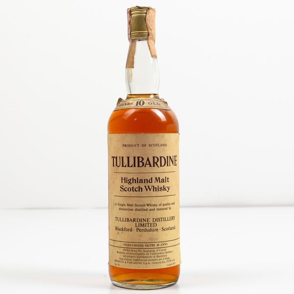 Tullibardine, Highland Malt Scotch Whisky 10 years old  - Asta Spirito del tempo  - Associazione Nazionale - Case d'Asta italiane