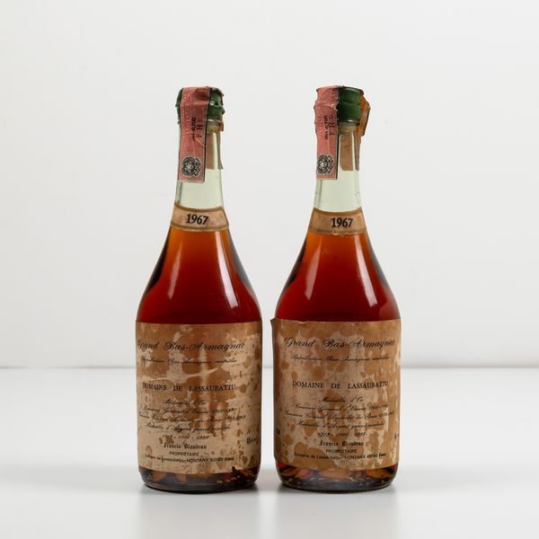 Domaine de Lassaubatju Francis Blondeau, Grand Bas Armagnac Medaille d'Or  - Asta Spirito del tempo  - Associazione Nazionale - Case d'Asta italiane