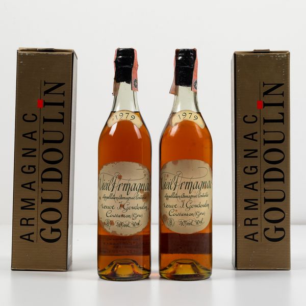 Veuve J. Goudoulin, Vieil Armagnac  - Asta Spirito del tempo  - Associazione Nazionale - Case d'Asta italiane