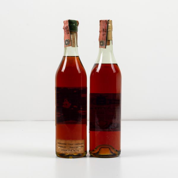 Domaine de Lassaubatju Francis Blondeau, Grand Bas Armagnac<BR>Domaine Baraillon Paul Claverie,	Bas Armagnac  - Asta Spirito del tempo  - Associazione Nazionale - Case d'Asta italiane