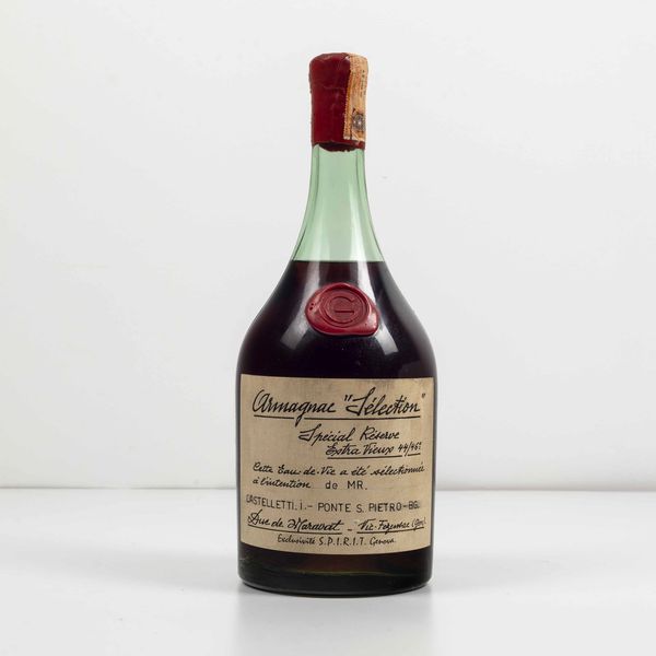 Duc de Maravat, Armagnac Selection Special Reserve Extra Vieux  - Asta Spirito del tempo  - Associazione Nazionale - Case d'Asta italiane
