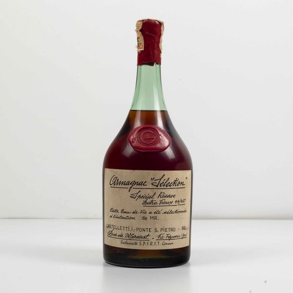 Duc de Maravat,	Armagnac Selection Special Reserve Extra Vieux  - Asta Spirito del tempo  - Associazione Nazionale - Case d'Asta italiane