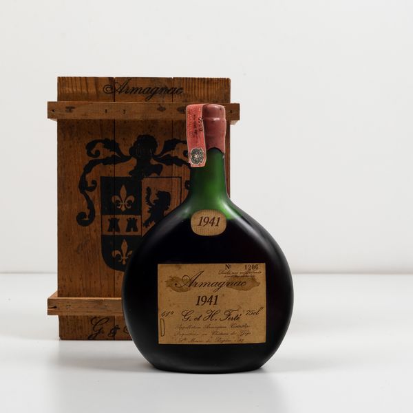 Chateau de Gajo G. Et H. Fert�, Armagnac  - Asta Spirito del tempo  - Associazione Nazionale - Case d'Asta italiane