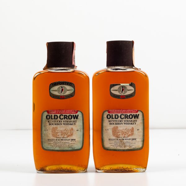 Old Crow, Kentucky Straight Bourbon Whiskey 6 years old  - Asta Spirito del tempo  - Associazione Nazionale - Case d'Asta italiane