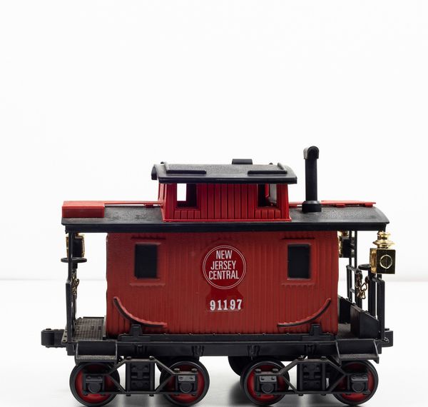 James B. Beam, Kentucky Straight Bourbon Decanter New Jersey Central Jersey & Western Whiskey Beam 150 months old  - Asta Spirito del tempo  - Associazione Nazionale - Case d'Asta italiane