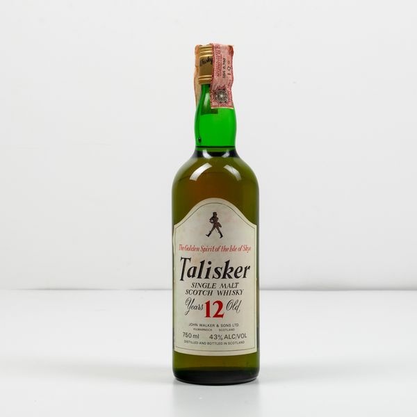 Talisker, Single Malt Scotch Whisky 12 years old  - Asta Spirito del tempo  - Associazione Nazionale - Case d'Asta italiane