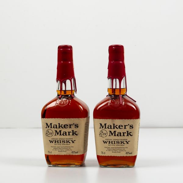 Maker's Mark, Kentucky Straight Bourbon Whiskey  - Asta Spirito del tempo  - Associazione Nazionale - Case d'Asta italiane