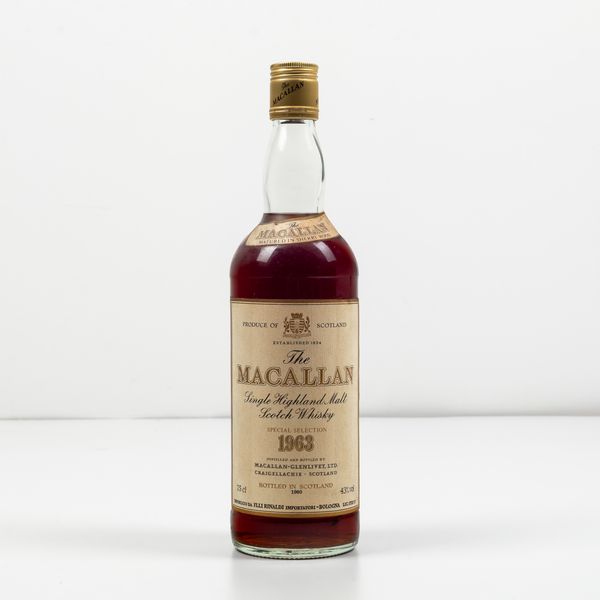 Macallan, Single Highland Malt Scotch Whisky  - Asta Spirito del tempo  - Associazione Nazionale - Case d'Asta italiane