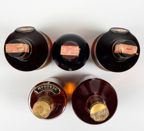 Seagram's, 100 Pipers Blended Scotch Whisky<BR>Seagram's, Benchmark Kentucky Straight Bourbon Whiskey<BR>Seagram's, Seven Crown American Blended Whiskey  - Asta Spirito del tempo  - Associazione Nazionale - Case d'Asta italiane