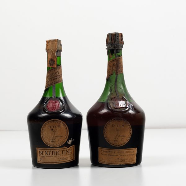 D.O.M. Veritable Benedictine, Liqueur  - Asta Spirito del tempo  - Associazione Nazionale - Case d'Asta italiane