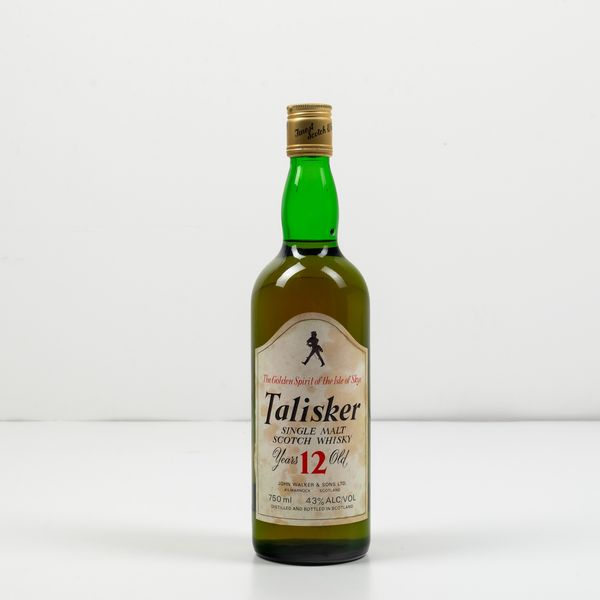 Talisker, Single Malt Scotch Whisky 12 years old  - Asta Spirito del tempo  - Associazione Nazionale - Case d'Asta italiane