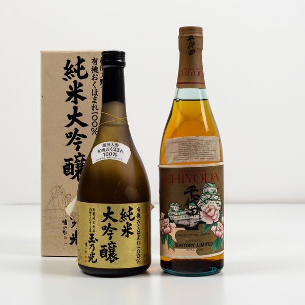 Suntory, Chiyoda Japanese Sake<BR>Tamano Kashu Brewery, Sake  - Asta Spirito del tempo  - Associazione Nazionale - Case d'Asta italiane