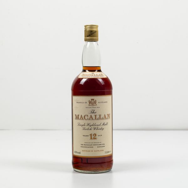 Macallan, Single Highland Malt Scotch Whisky 12 years old  - Asta Spirito del tempo  - Associazione Nazionale - Case d'Asta italiane