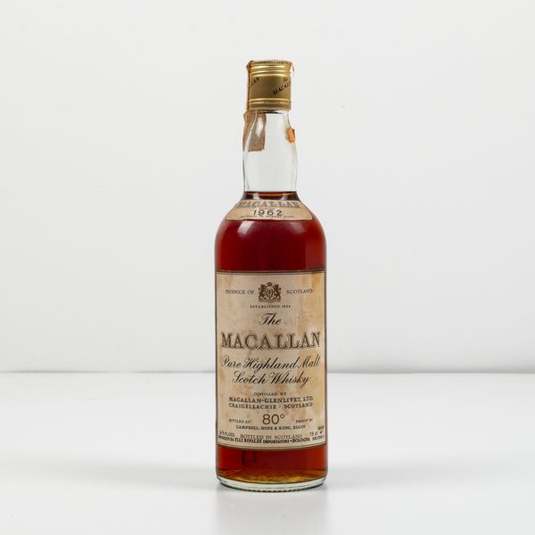 Macallan, Pure Highland Malt Scotch Whisky  - Asta Spirito del tempo  - Associazione Nazionale - Case d'Asta italiane