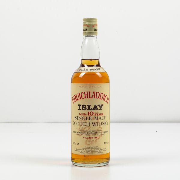 Bruichladdich, Islay Single Malt Scotch Whisky 10 years old  - Asta Spirito del tempo  - Associazione Nazionale - Case d'Asta italiane