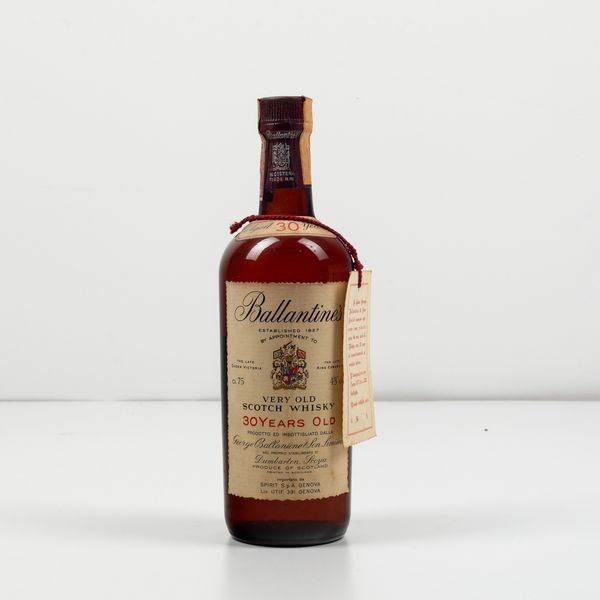 Ballantine's, Very Old Scotch Whisky 30 years old  - Asta Spirito del tempo  - Associazione Nazionale - Case d'Asta italiane
