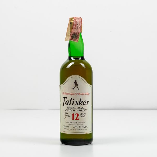 Talisker, Single Malt Scotch Whisky 12 years old  - Asta Spirito del tempo  - Associazione Nazionale - Case d'Asta italiane