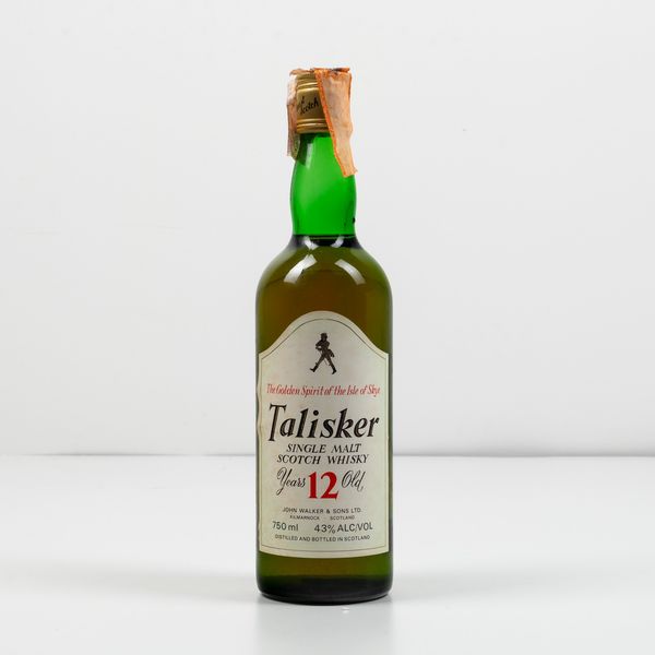 Talisker, Single Malt Scotch Whisky 12 years old  - Asta Spirito del tempo  - Associazione Nazionale - Case d'Asta italiane